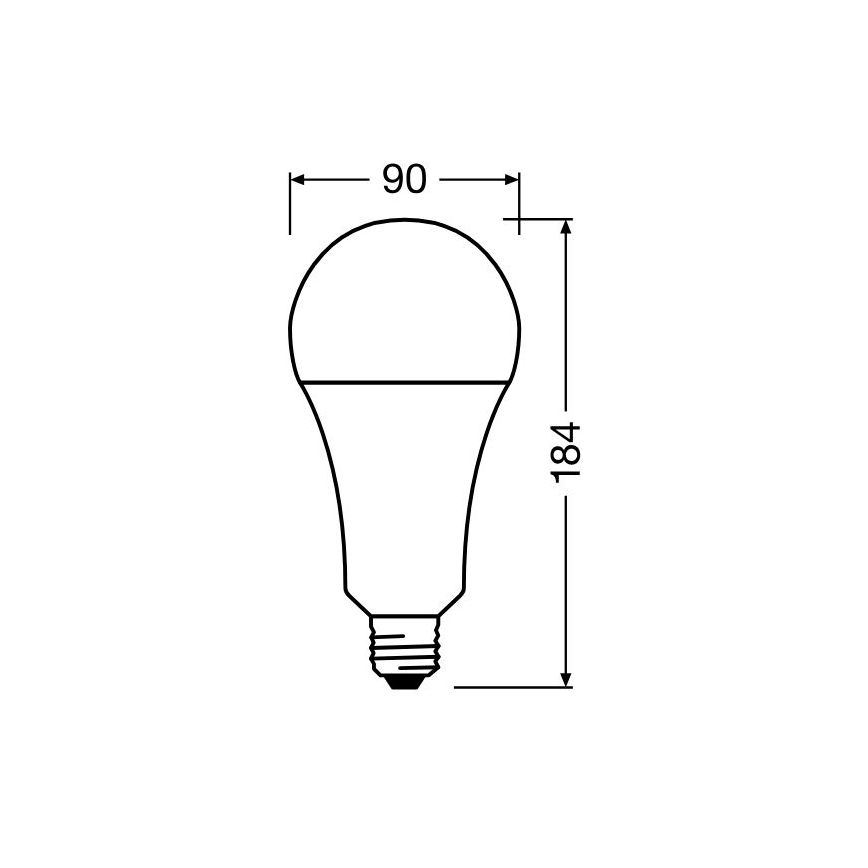 LED Крушка STAR E27/24,9W/230V 2700K - Osram