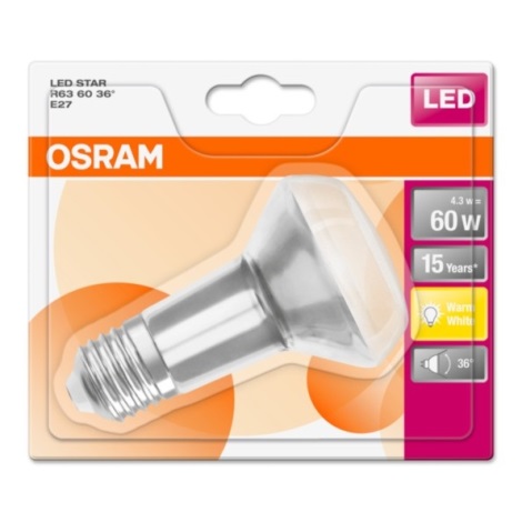 LED Крушка STAR E27/4,3W/230V 2700K - Osram