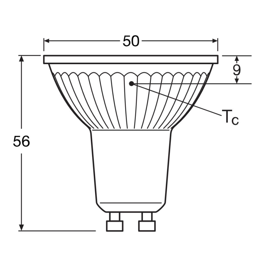 LED Крушка STAR PAR16 GU10/4,3W/230V 2700K 120° - Osram