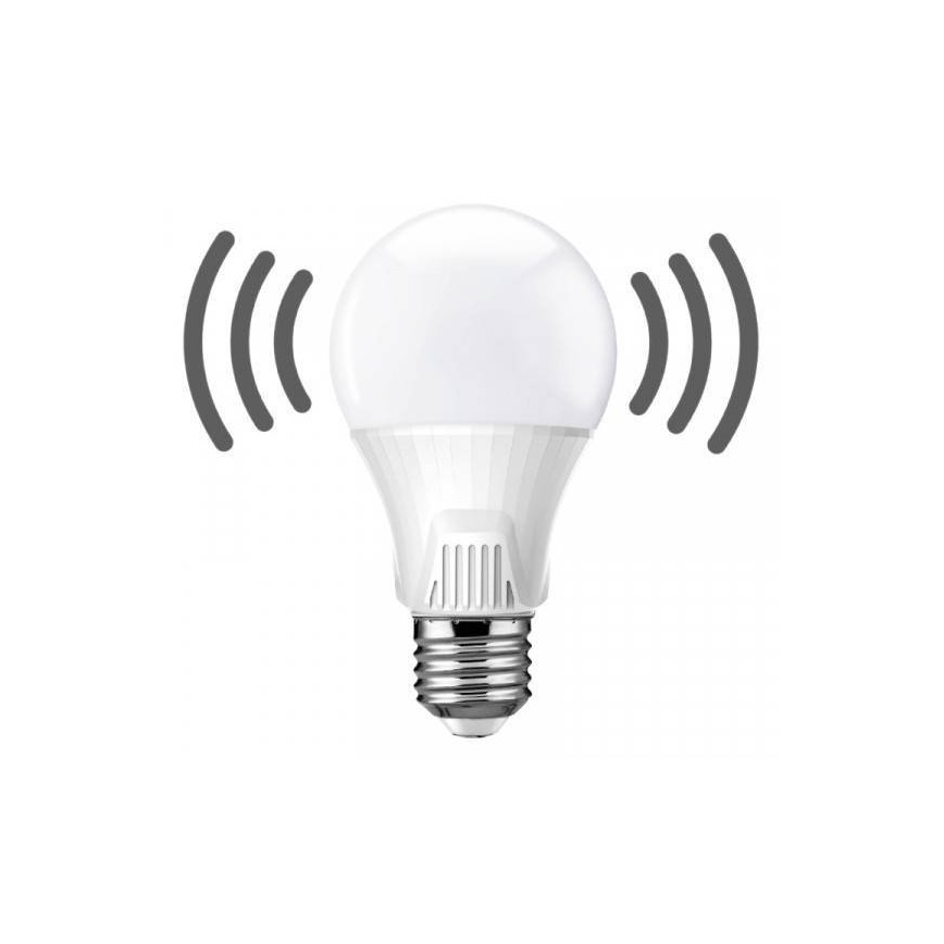 LED Крушка със сензор E27/9W/230V 6500K