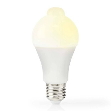 LED крушка със сензор за движение и сумрак A60 E27/4,9W/230V 3000K