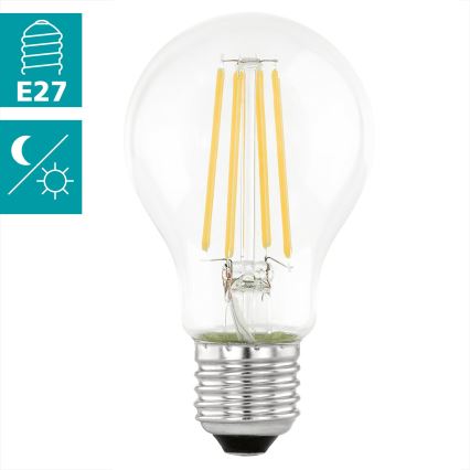 LED крушка със сензор за здрач VINTAGE A60 E27/6W/230V 3000K - Eglo 11886