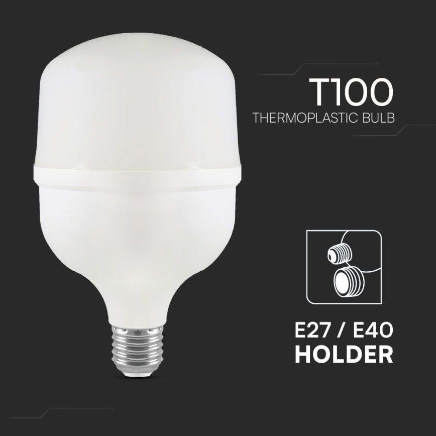 LED Крушка T100 E27/30W/230V 6500K