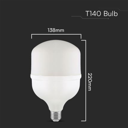 LED крушка T140 E27/50W/230V 6500K