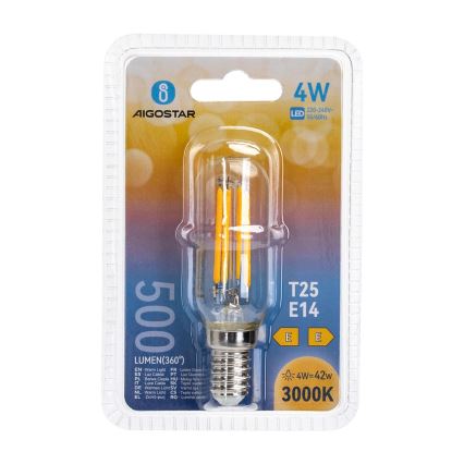 LED Крушка T25 E14/4W/230V 3000K - Aigostar