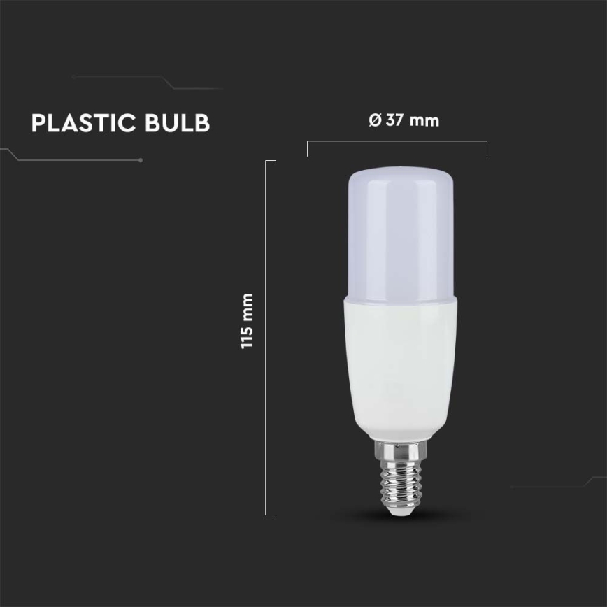 LED Крушка T37 E14/9W/230V 2700K