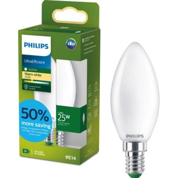 LED крушка ULTRAEFFICIENT Philips B35 E14/1,2W/230V 2700K