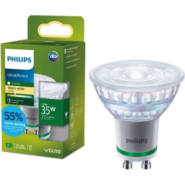 LED крушка ULTRAEFFICIENT Philips PAR16 GU10/1,2W/230V 2700K