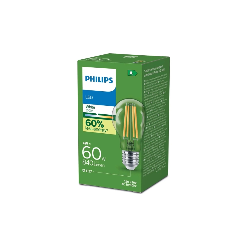LED крушка ULTRAEFFICIENT VINTAGE Philips A60 E27/4W/230V 3000K