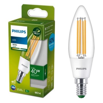 LED крушка ULTRAEFFICIENT VINTAGE Philips B35 E14/2,3W/230V 3000K