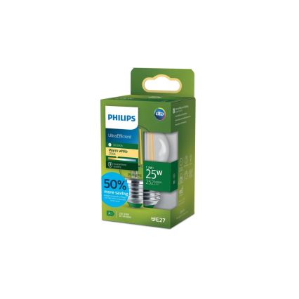 LED крушка ULTRAEFFICIENT VINTAGE Philips P45 E27/1,2W/230V 2700K