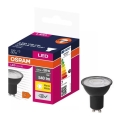 LED Крушка VALUE PAR16 GU10/6,9W/230V 2700K 120° черен - Osram