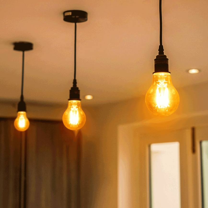 LED крушка VINTAGE A65 E27/18W/230V 2700K - Aigostar