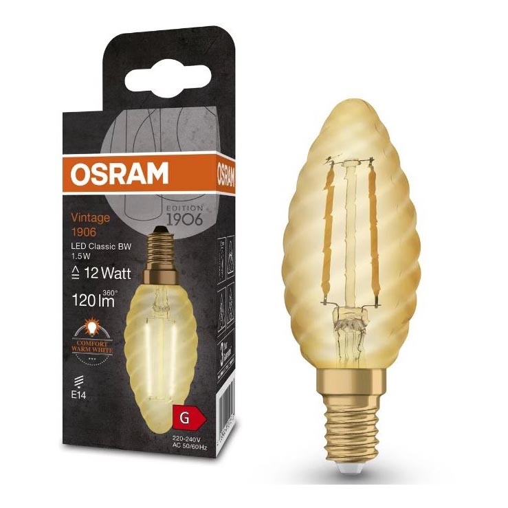 LED Крушка VINTAGE E14/1,5W/230V 2400K - Osram