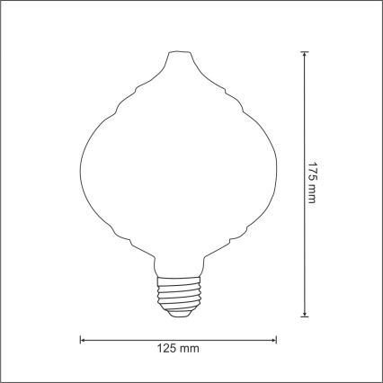 LED Крушка VINTAGE E27/4W/230V 2700K