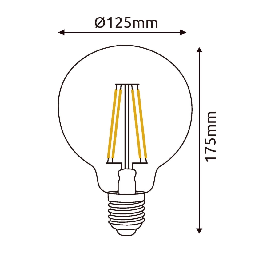 LED Крушка E27/7W/230V 4000K - Globo