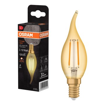 LED крушка VINTAGE FILAMENT E14/1,5W/230V 2400K - Osram