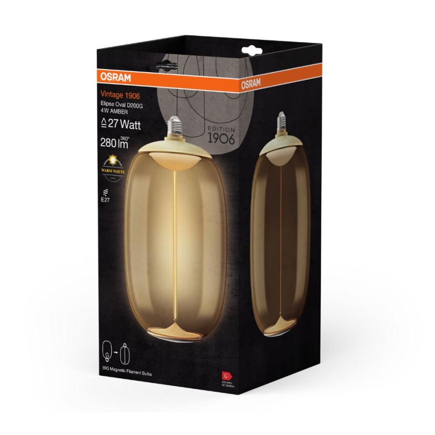 LED Крушка VINTAGE FILAMENT E27/4W/230V 2700K - Osram