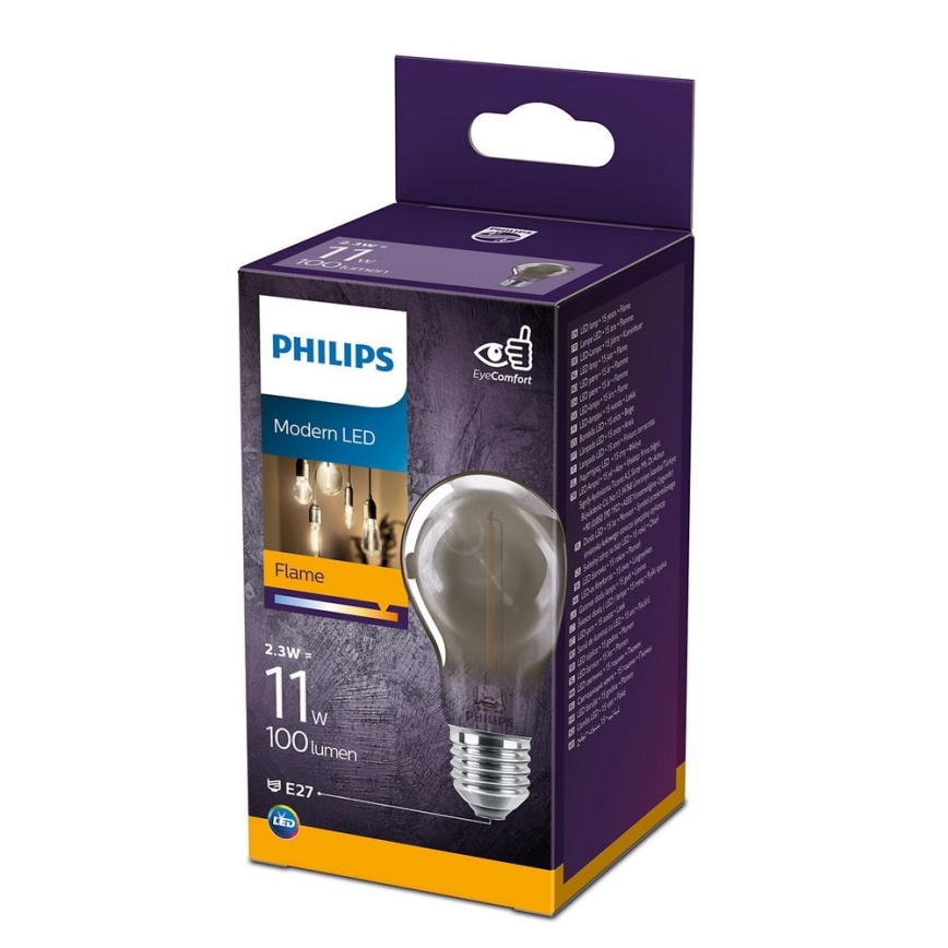 LED Крушка VINTAGE Philips A60 E27/2,3W/230V 1800K