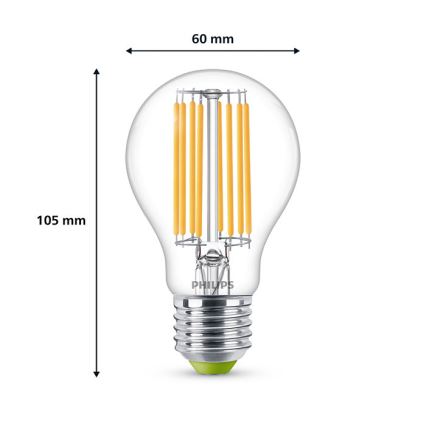 LED Крушка VINTAGE Philips A60 E27/4W/230V 3000K