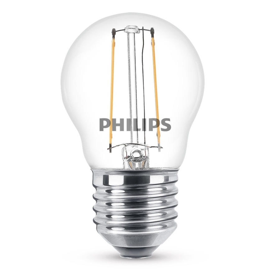 LED Крушка VINTAGE Philips P45 E27/2W/230V 2700K