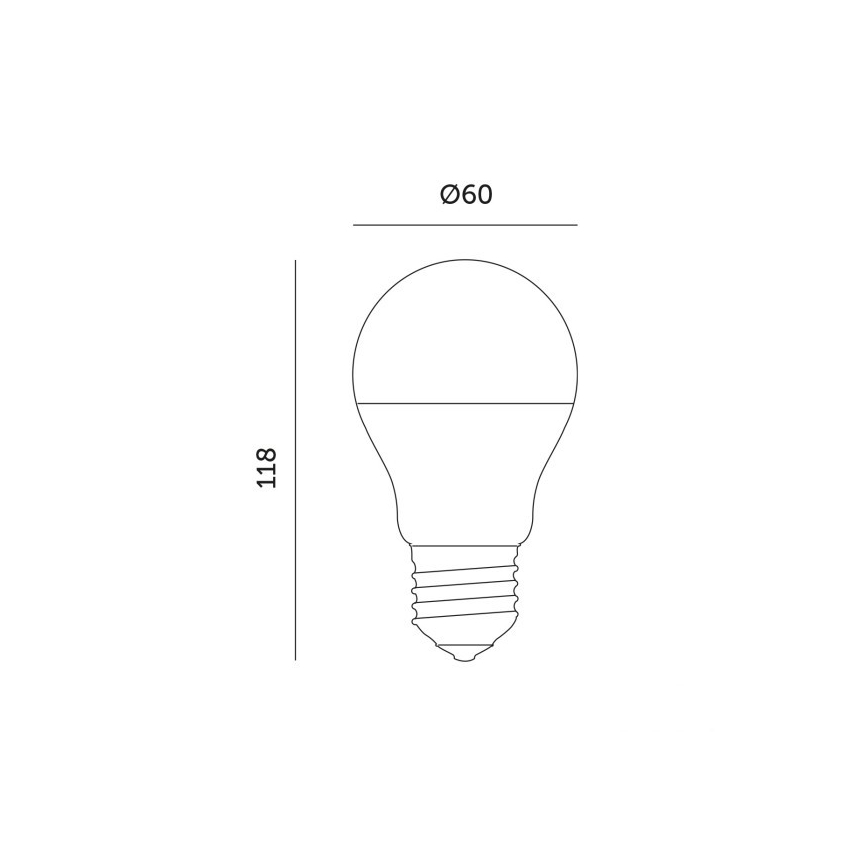 LED Крушка за растения PLANTY E27/11W/230V 1200K бял