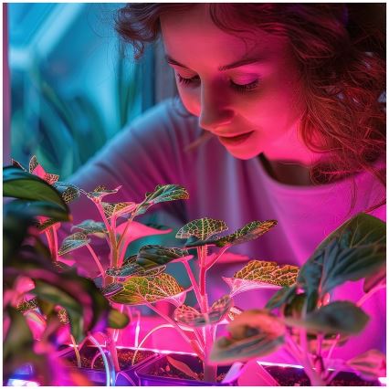 LED Крушка за растения PLANTY E27/24W/230V 1200K