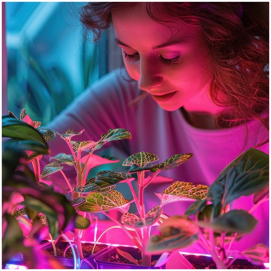 LED Крушка за растения PLANTY E27/24W/230V 1200K