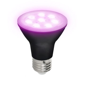 LED Крушка за растения PLANTY E27/7W/230V 1200K черен