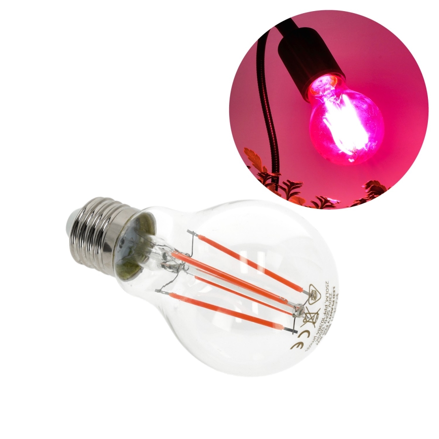 LED Крушка за растения VITABLOOM E27/8W/230V 1200K - Brilagi