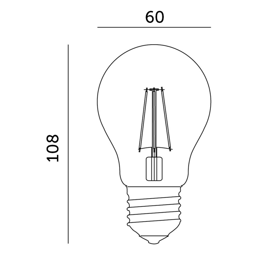 LED Крушка за растения VITABLOOM E27/8W/230V 1200K - Brilagi