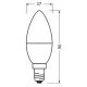 LED Крушка от рециклирана пластмаса B40 E14/4,9W/230V 4000K - Ledvance