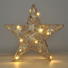 LED Коледна декорация 14xLED/2xAA звезда