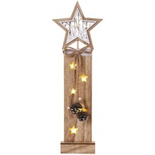 LED Коледна декорация 5xLED/2xAA звезда