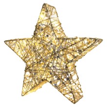 LED Коледна декорация LED/2xAA звезда