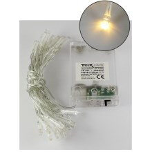 LED Коледни лампички 20xLED/2 функции 2,4м топло бели
