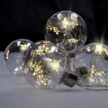 LED Коледни лампички 30xLED 2,5м топло бели