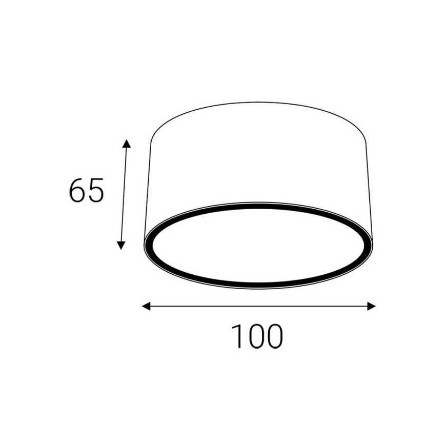 LED2 - Екстериорен спот MEDO 1xGX53/11W/230V бял IP54