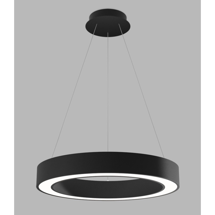 LED2 - LED Димируем пендел SATURN LED/50W/230V 3000K/4000K черен