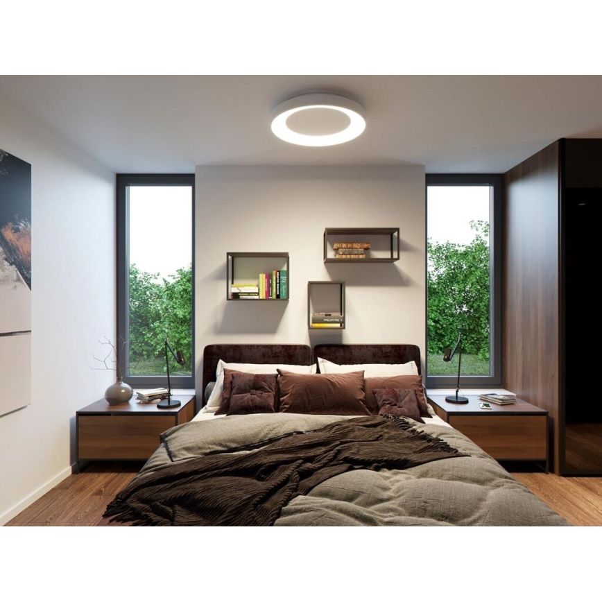 LED2 - LED Димируем плафон BELLA LED/80W/230V 3000K/4000K бял