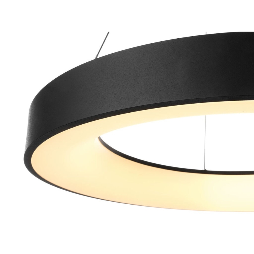 LED2 - LED Димируем плафон BELLA LED/80W/230V 3000K/4000K черен