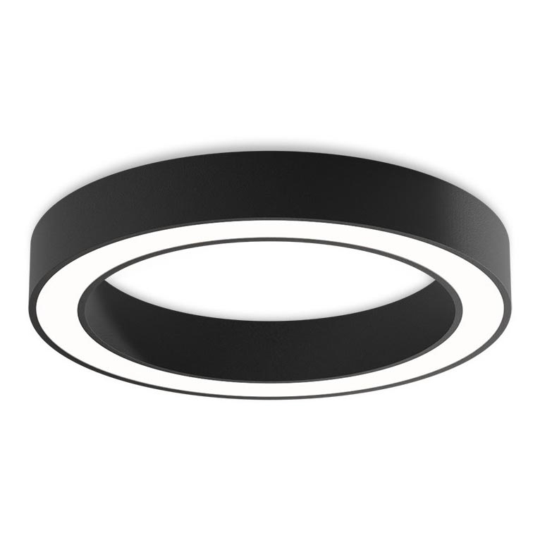 LED2 - LED Димируем плафон SATURN LED/50W/230V 3000K/4000K черен