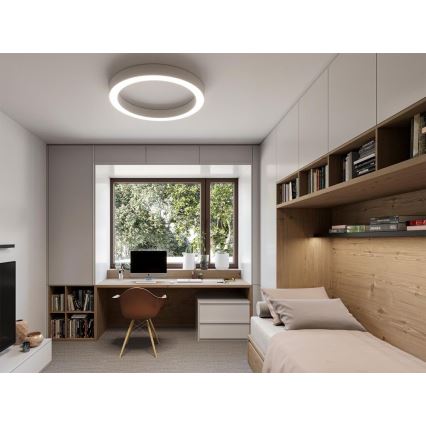 LED2 - LED Димируем плафон SATURN LED/60W/230V 3000K/4000K бял