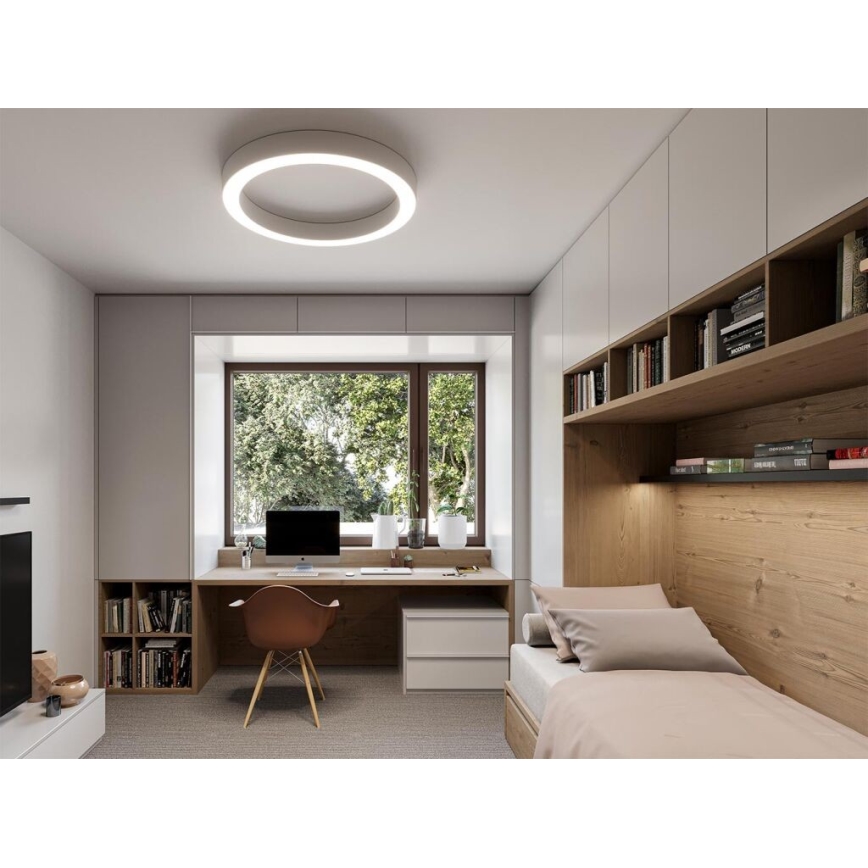 LED2 - LED Димируем плафон SATURN LED/60W/230V 3000K/4000K бял
