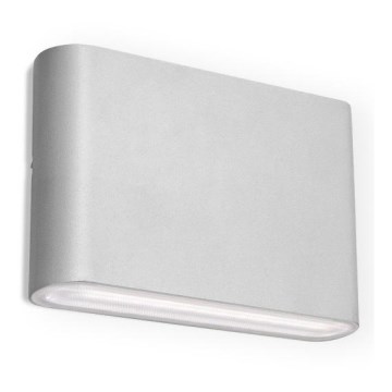 LED2 - LED Екстериорен аплик FLAT 2xLED/3W/230V IP65 3000K/4000K/5700K бял