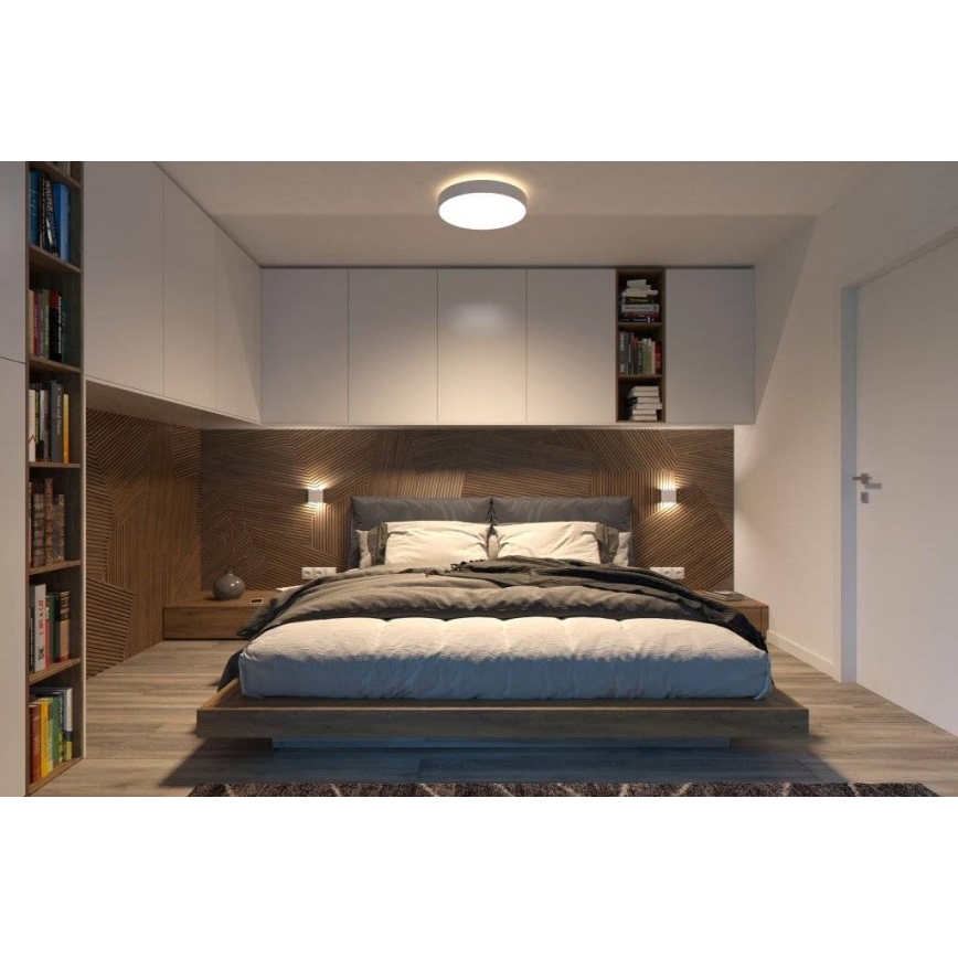 LED2 - LED Екстериорен аплик FLAT 2xLED/3W/230V IP65 3000K/4000K/5700K бял