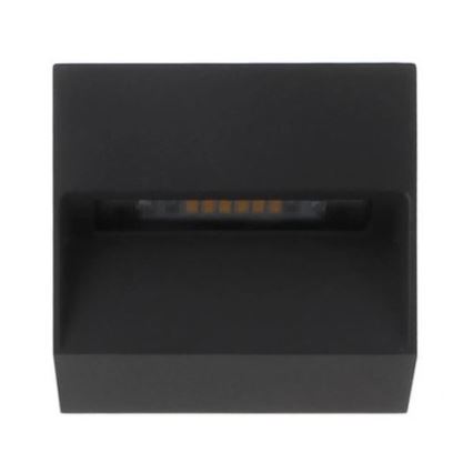 LED2 - LED Екстериорен аплик STEP ON LED/3W/230V антрацит IP54