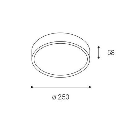 LED2 - LED Екстериорна лампа MIRA LED/18W/230V IP65 бяла