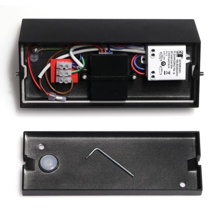 LED2 - LED Екстериорен аплик със сензор HUGO LED/9W/230V IP54 3000K/4000K