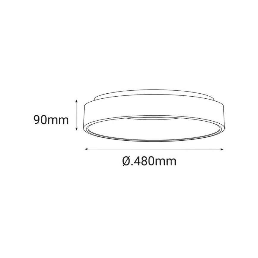 LED2 - LED Лампа BELLA LED/40W/230V 3000/4000K бяла